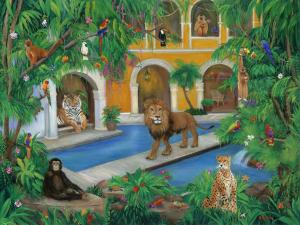 Tiger, Lion. Monkeys, Frogs, Cheetah, Turtle, Tropical Birds, Wildlife painting